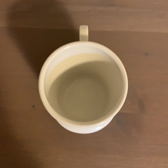 Anthropologie Cream and Black Ceramic Letter C Mug - Picture 6 of 7